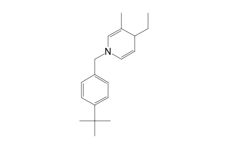 Pyridine, 1-[[4-(1,1-dimethylethyl)phenyl]methyl]-4-ethyl-1,4-dihydro-3-methyl-