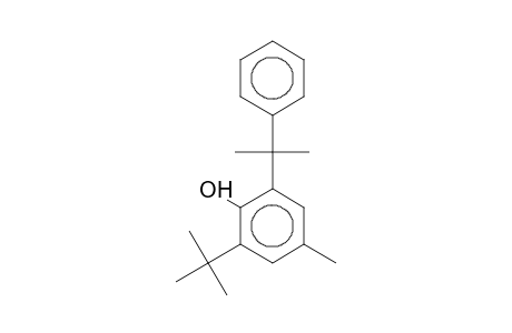 2-tert-Butyl-4-methyl-6-(1-methyl-1-phenylethyl)phenol