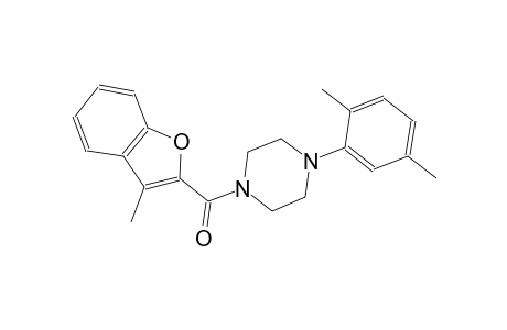 1-(2,5-dimethylphenyl)-4-[(3-methyl-1-benzofuran-2-yl)carbonyl]piperazine