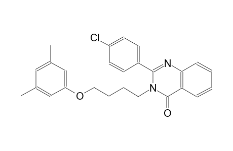 2-(4-chlorophenyl)-3-[4-(3,5-dimethylphenoxy)butyl]-4(3H)-quinazolinone