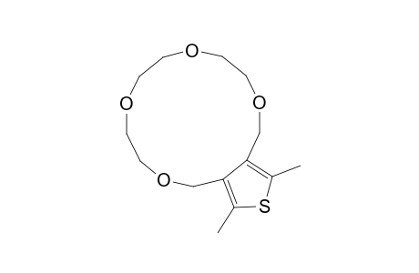 2,5-Dimethyl-3,4-(2',5',8',11'-tetraoxadodecano)thiophene