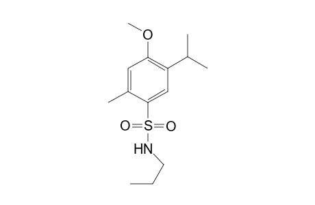 5-Isopropyl-4-methoxy-2-methyl-N-propylbenzenesulfonamide