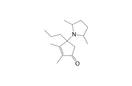 (4R/S,2'R,5'R)-4-[2',5'-(Dimethylpyrrolidino)-2,3-dimethyl-4-propyl-2-cyclopentenone