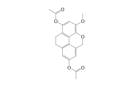 PRAEMORSIN-DIACETATE;1,7-DIACETOXY-3-METHOXY-9,10-DIHYDROPHENANTHROPYRAN