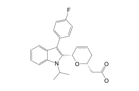 CIS-6-[3-(4-FLUOROPHENYL)-1-(1-METHYL-ETHYL)-1H-INDOL-2-YL]-3,6-DIHYDRO-2H-PYRAN-2-ACETIC-ACID