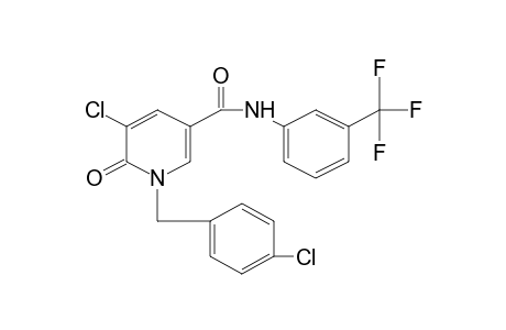 5-CHLORO-1-(p-CHLOROBENZYL)-1,6-DIHYDRO-6-OXO-alpha,alpha,alpha-TRIFLUORO-m-NICOTINOTOLUIDIDE