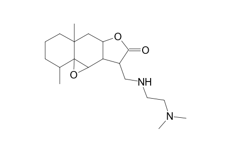 2H-Benzo[f]oxireno[2,3-E]benzofuran-8(9H)-one, 9-[[[2-(dimethylamino)ethyl]amino]methyl]octahydro-2,5a-dimethyl-