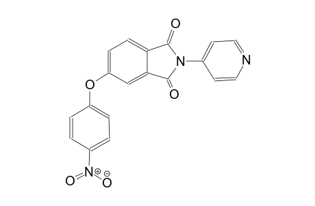 1H-isoindole-1,3(2H)-dione, 5-(4-nitrophenoxy)-2-(4-pyridinyl)-