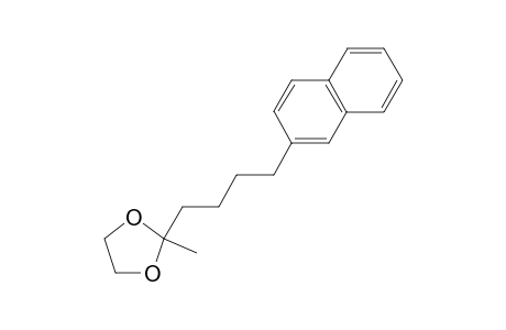 2-Methyl-2-(4-(naphthalen-2-yl)butyl)-1,3-dioxolane