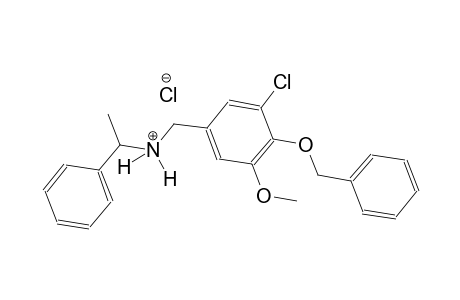 N-[4-(benzyloxy)-3-chloro-5-methoxybenzyl]-1-phenylethanaminium chloride