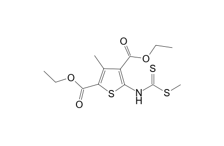 methyl N-(4-methyl-3,5-dicarboxyethyl-thiophene)dithiocarbamate