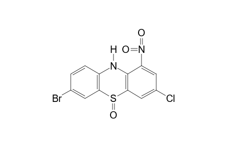 7-BROMO-3-CHLORO-1-NITROPHENOTHIAZINE, 5-OXIDE