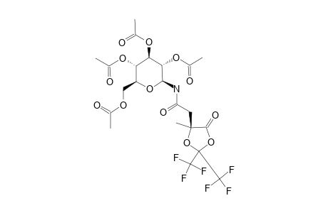 N-(2,3,4,6-TETRA-O-ACETYL-BETA-D-GLUCOPYRANOSYL)-2-[(5-S)-5-METHYL-4-OXO-2,2-BIS-(TRIFLUOROMETHYL)-1,3-DIOXOLAN-5-YL]-ACETAMIDE