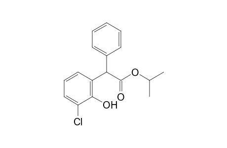 iso-Propyl .alpha.-(3-chloro-2-hydroxyphenyl)phenylacetate