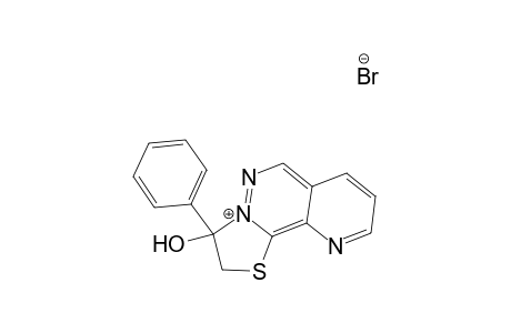 Pyrido[2,3-d]thiazolo[3,2-b]pyridazin-4-ium, 2,3-dihydro-3-hydroxy-3-phenyl-, bromide