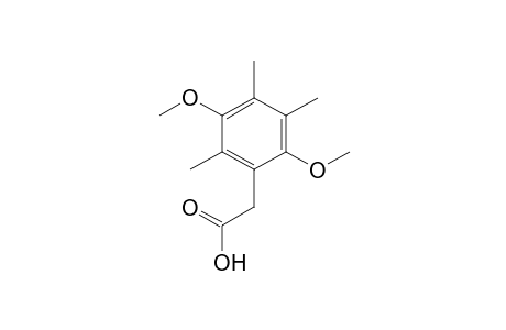 Benzeneacetic acid, 2,5-dimethoxy-3,4,6-trimethyl-