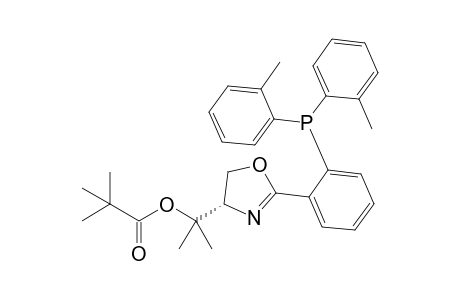 (4S)-1-Methyl-1-{2-[2-(di-ortho-tolylphosphanyl)-phenyl]-4,5-dihydrooxazol-4-yl}-ethyl pivalate