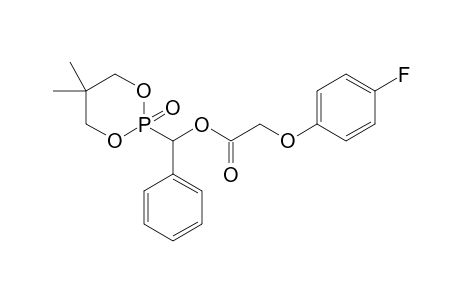 2-(4-fluorophenoxyacetoxy)(phenyl)methyl-5,5-dimethyl-1,3,2-dioxaphospha-2-onephosphonate