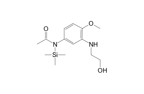N-(3-((2-hydroxyethyl)amino)-4-methoxyphenyl)acetamide TMS