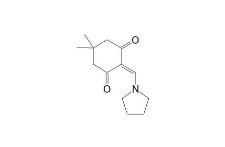 1,3-Cyclohexanedione, 5,5-dimethyl-2-(1-pyrrolidinylmethylene)-