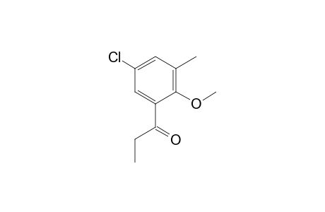 1-(5-Chloro-2-methoxy-3-methylphenyl)-1-propanone