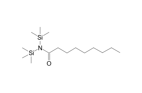 Bis trimethylsilylderivative of nonamide (Could be bis N-trimethylsilylform!)