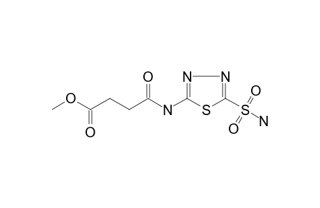 4-keto-4-[(5-sulfamoyl-1,3,4-thiadiazol-2-yl)amino]butyric acid methyl ester