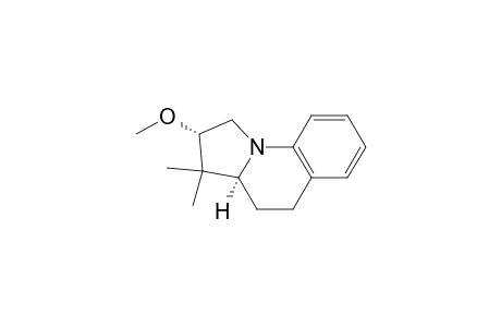 Pyrrolo[1,2-a]quinoline, 1,2,3,3a,4,5-hexahydro-2-methoxy-3,3-dimethyl-, cis-