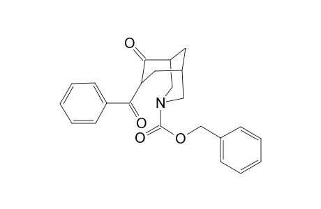 3-Benzoyl-7-benzyloxycarbonyl-7-azabicyclo[3.3.1]nonan-2-one