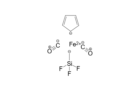 Cyclopentadienyl-dicarbonyl-trifluorosilylmethyl-iron