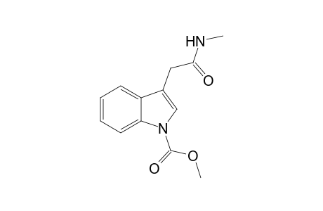 3-(1-Carbomethoxy-1H-indol-3-yl)acetamide