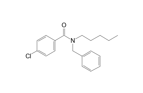 Benzamide, 4-chloro-N-benzyl-N-pentyl-