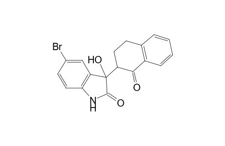 5-Bromo-3-hydroxy-3-(1-oxo-1,2,3,4-tetrahydro-naphthalen-2-yl)-1,3-dihydro-indol-2-one