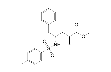 (2S,4S)-2-methyl-4-[(4-methylphenyl)sulfonylamino]-5-phenylpentanoic acid methyl ester