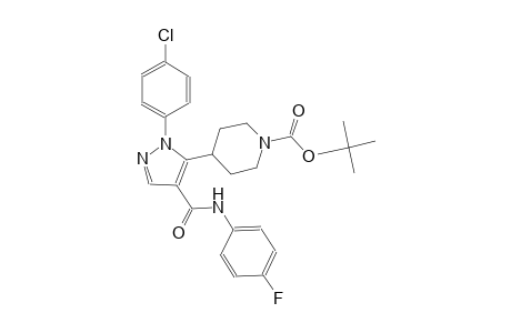1-piperidinecarboxylic acid, 4-[1-(4-chlorophenyl)-4-[[(4-fluorophenyl)amino]carbonyl]-1H-pyrazol-5-yl]-, 1,1-dimethylethyl ester