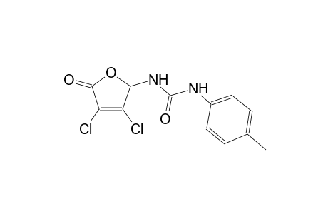 urea, N-(3,4-dichloro-2,5-dihydro-5-oxo-2-furanyl)-N'-(4-methylphenyl)-
