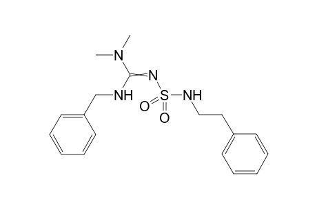 1,1-Dimethyl-3-benzyl-2-(methyl-benzylsulfamoyl)-guanidine