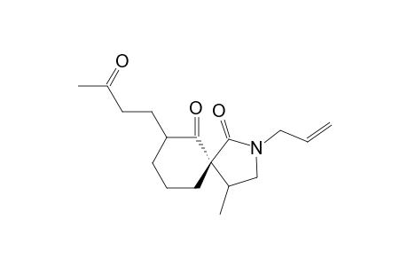 2-Allyl-4-methyl-7-(3-oxobutyl)-2-azaspiro[4.5]decane-1,6-dione