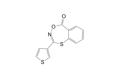 2-(3-THIENYL)-5H-4,1,3-BENZOXATHIAZEPIN-5-ONE