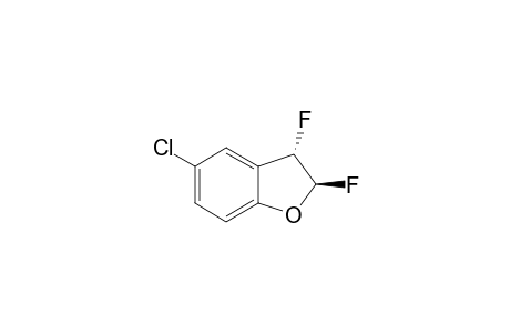 Benzofuran, 5-chloro-2,3-difluoro-2,3-dihydro-, trans-