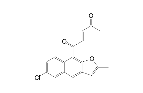 (E)-1-(6-Chloro-2-methylnaphtho[2,3-b]furan-9-yl)-2-pentene-1,4-dione