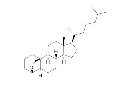 4b,19-Epoxy-5a-cholestane