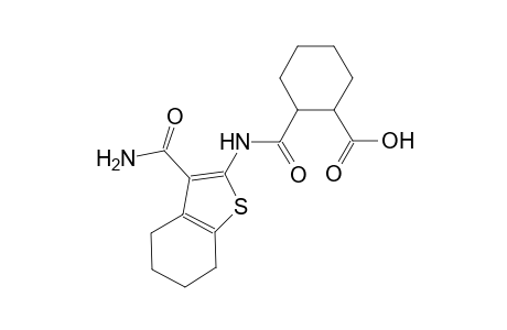 2-({[3-(aminocarbonyl)-4,5,6,7-tetrahydro-1-benzothien-2-yl]amino}carbonyl)cyclohexanecarboxylic acid