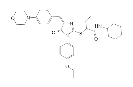 butanamide, N-cyclohexyl-2-[[(4E)-1-(4-ethoxyphenyl)-4,5-dihydro-4-[[4-(4-morpholinyl)phenyl]methylene]-5-oxo-1H-imidazol-2-yl]thio]-