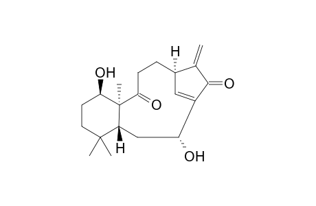 (1beta,7alpha)-1,7-Dihydroxy-ent-8,9-secokaura-8(14),16-diene-9,15-dione