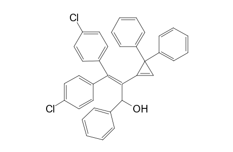 3,3-Bis(4-chlorophenyl)-2-(3,3-diphenylcycloprop-1-en-1-yl)-1-phenylprop-2-en-1-ol