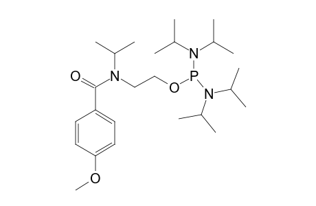 N,N,N',N'-TETRAISOPROPYL-O-[2-[N-ISOPROPYL-N-(4-METHOXYBENZOYL)-AMINO]-ETHYL]-PHOSPHORDIAMIDITE