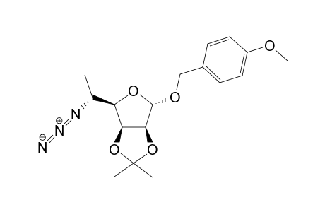 p-Methoxybenzyl 5-Azido-5,6-dideoxy-2,3-O-isopropylidene-a-L-gulofuranoside