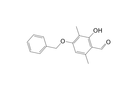 Benzaldehyde, 2-hydroxy-3,6-dimethyl-4-(phenylmethoxy)-