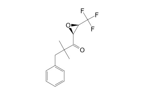 (E)-4,5-EPOXY-6,6,6-TRIFLUORO-2,2-DIMETHYL-1-PHENYL-3-HEXANONE